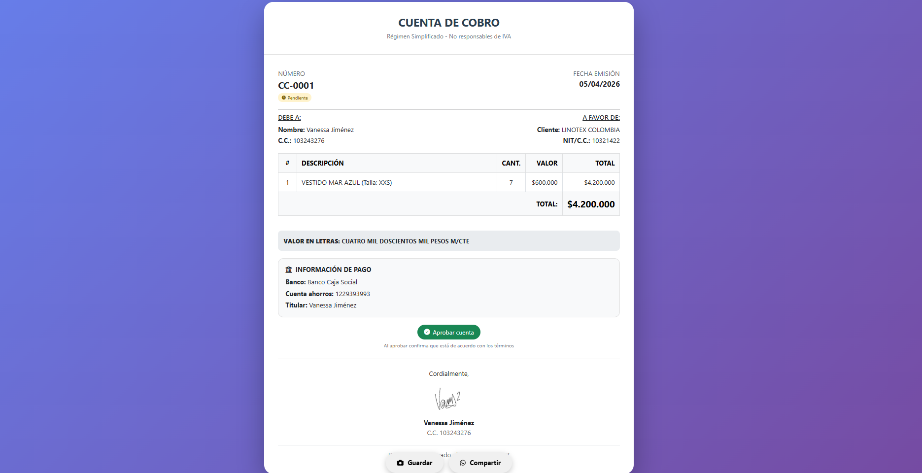 Clientes y productos