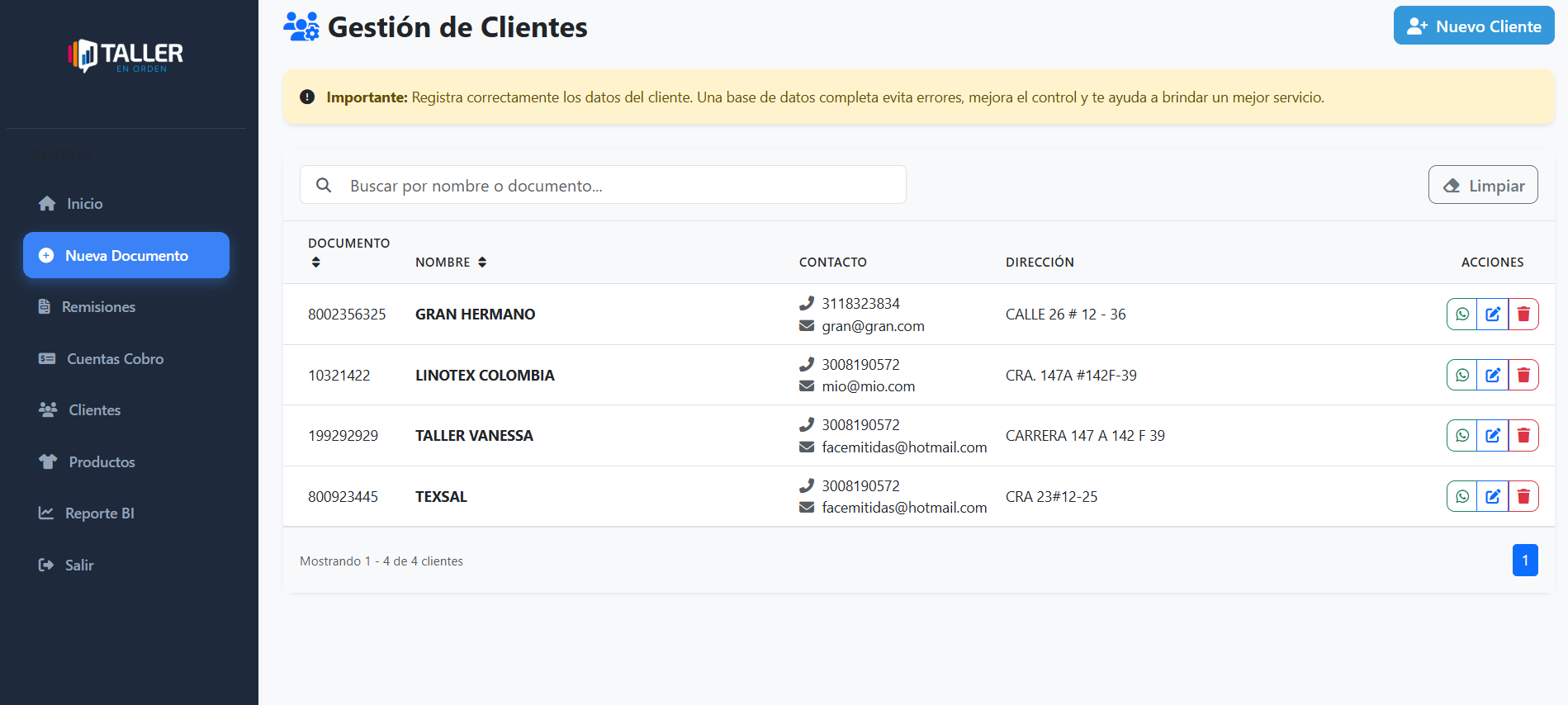 Reportes inteligentes